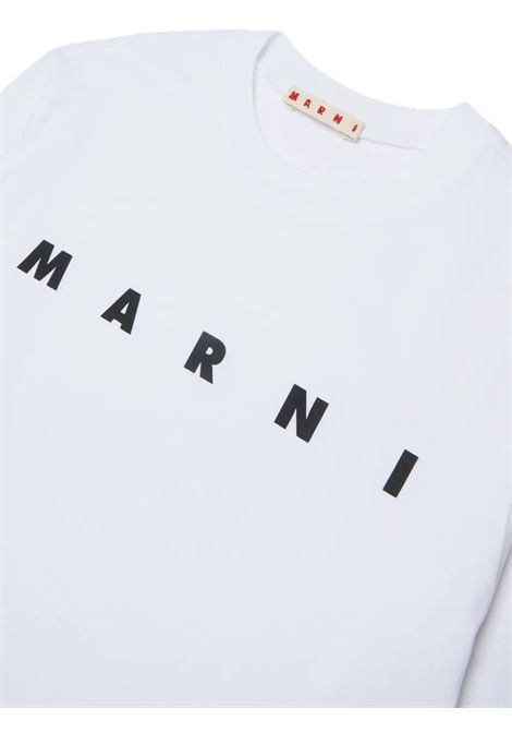 T-shirt con logo MARNI KIDS | M01603 M00RF0M100
